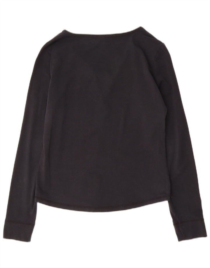 Armani Jeans Γυναικείο Crop Μακρυμάνικο UK 18 Large Navy Blue