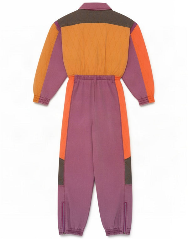 Lutha Womens Graphic Ski Jumpsuit UK 10 Small Multicolored Colourblock