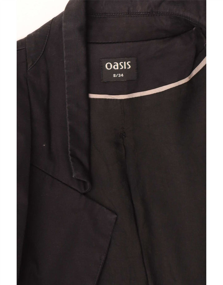 Oasis Γυναικείο Μπουφάν 1 Κουμπί Blazer UK 8 Small Black