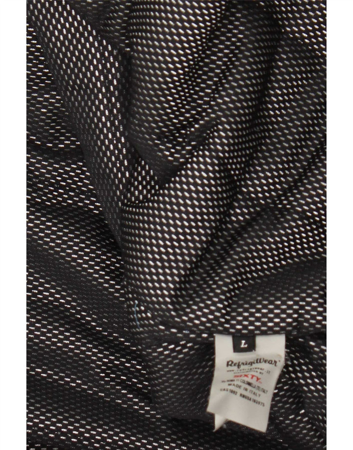 Ανδρικό μπουφάν Refrigiwear Bomber UK 40 Large White Colourblock Polyamide