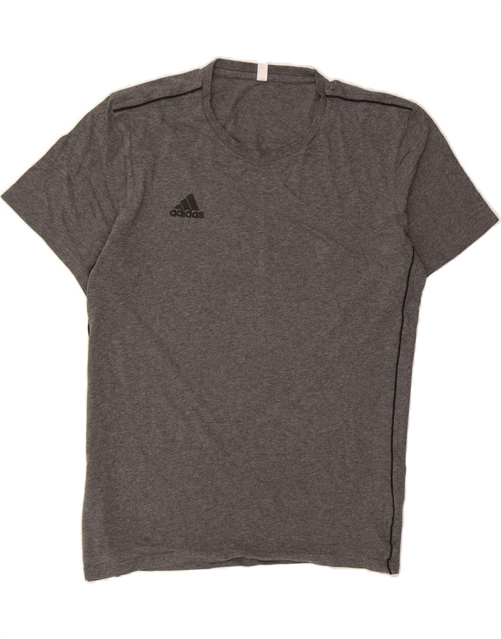 ADIDAS Mens T-Shirt Top XL Grey Cotton Vintage Adidas and Second-Hand Adidas from Messina Hembry 