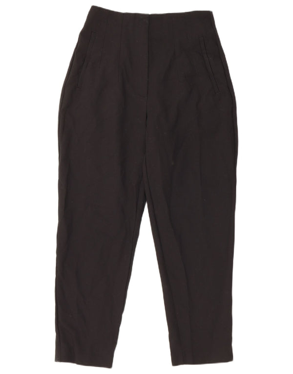 Zara Γυναικείο ψηλόμεσο κωνικό casual παντελόνι Medium W28 L25 Μαύρο