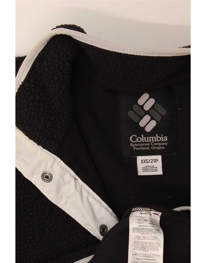 Columbia Ανδρικό κουμπιά με λαιμό Fleece Jumper 2XS Μαύρο Πολυεστέρας