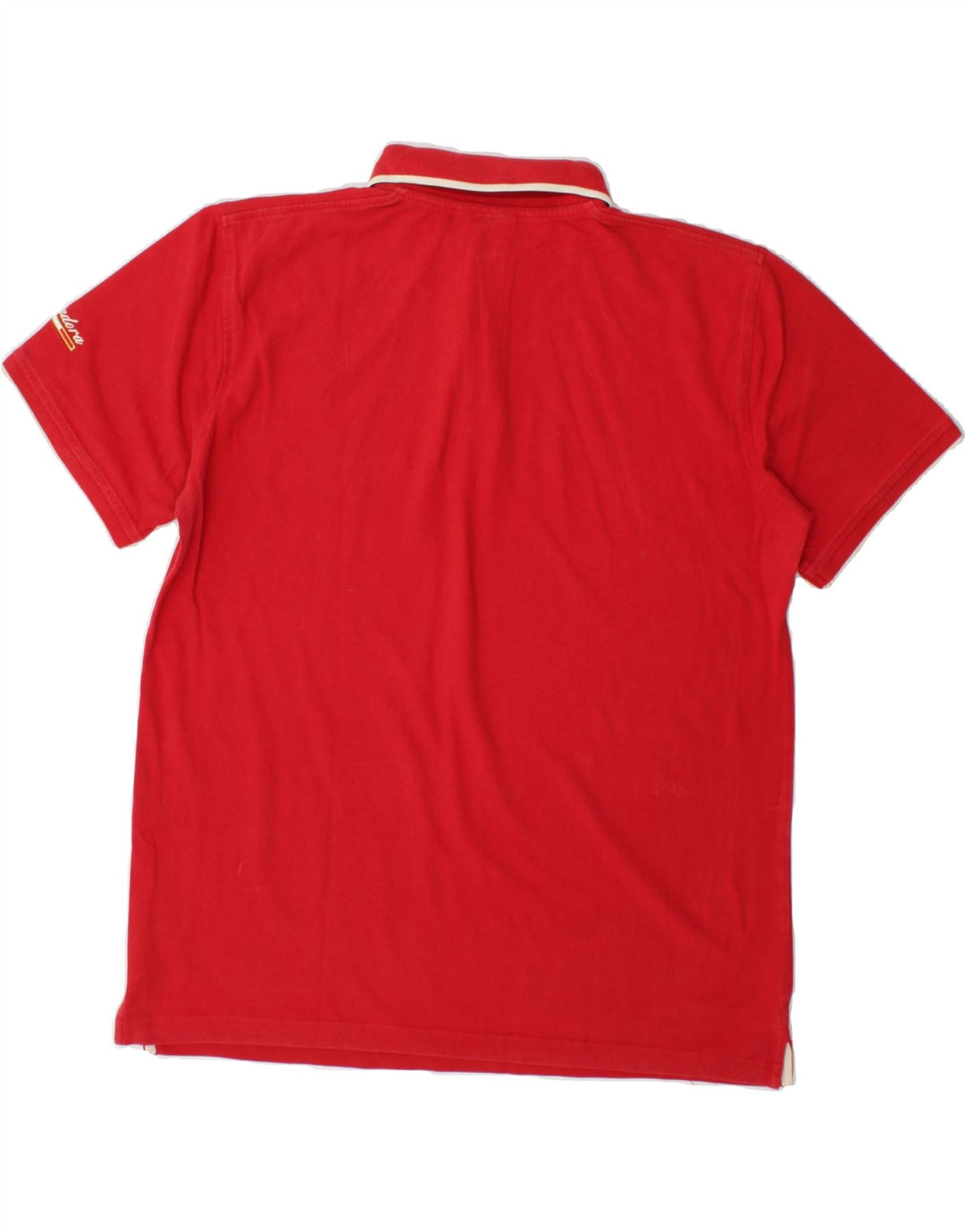 DIADORA Mens Polo Shirt XL Red Cotton Vintage Diadora and Second-Hand Diadora from Messina Hembry 