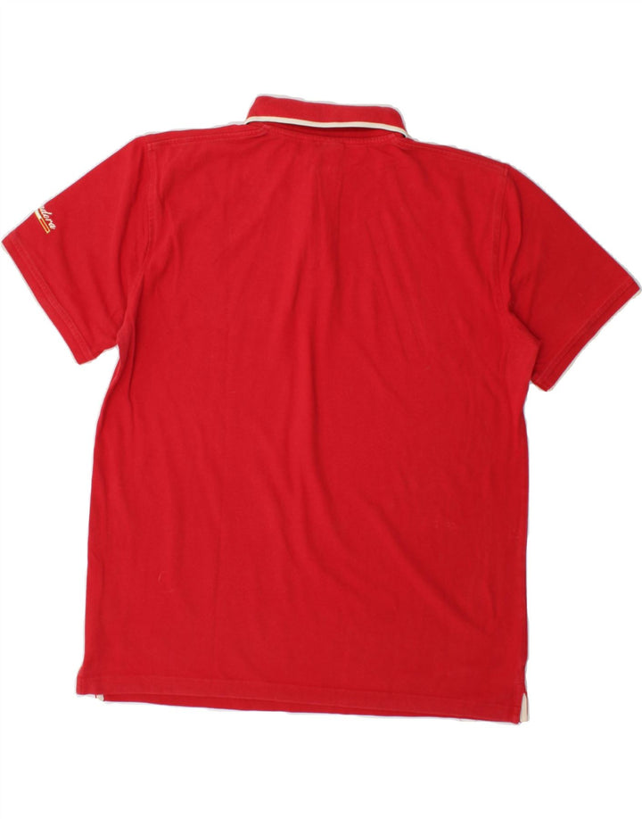 DIADORA Mens Polo Shirt XL Red Cotton Vintage Diadora and Second-Hand Diadora from Messina Hembry 