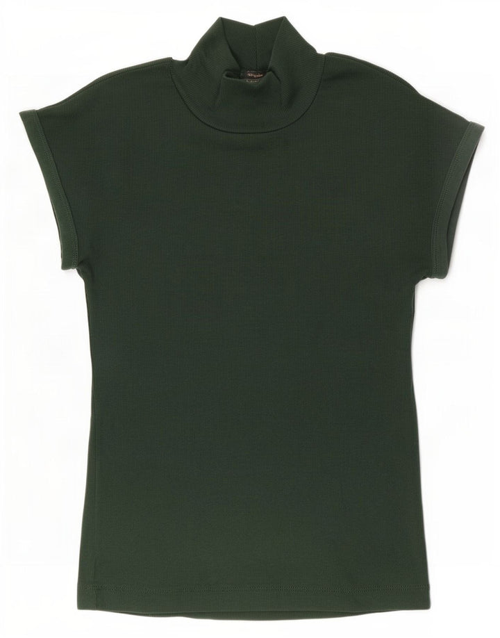 Zara Γυναικείο T-Shirt Top UK 12 Medium Green