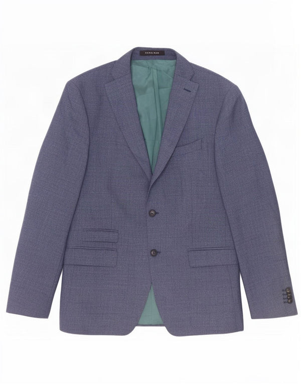 Zara Ανδρικό σακάκι μπλέιζερ με 2 κουμπιά EU 52 Large Blue Polyester