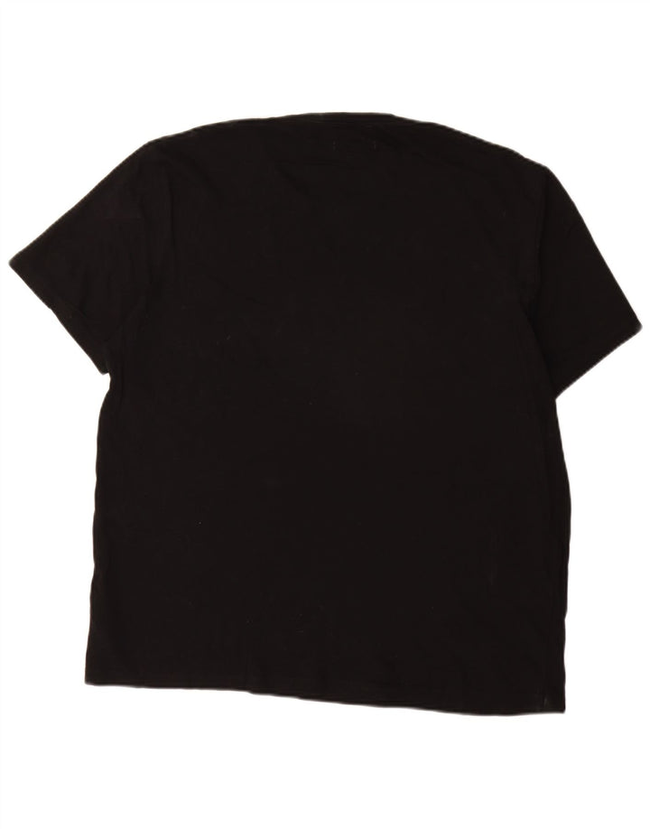 Ανδρικό T-Shirt Cos Regular Fit Top XL Μαύρο βαμβακερό