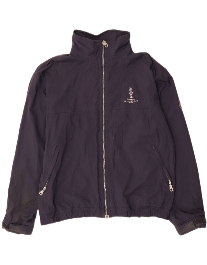 MURPHY & NYE Ανδρικό μπουφάν βροχής με χαλαρή εφαρμογή UK 38 Medium Navy Blue Nylon