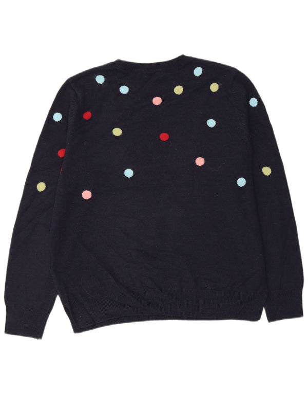 Γυναικείο πουλόβερ MARKS & SPENCER Crew Neck Jumper UK 14 Medium Navy Blue