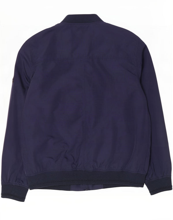 Ben Sherman Ανδρικό Bomber Jacket UK 40 Large Navy Blue Polyester