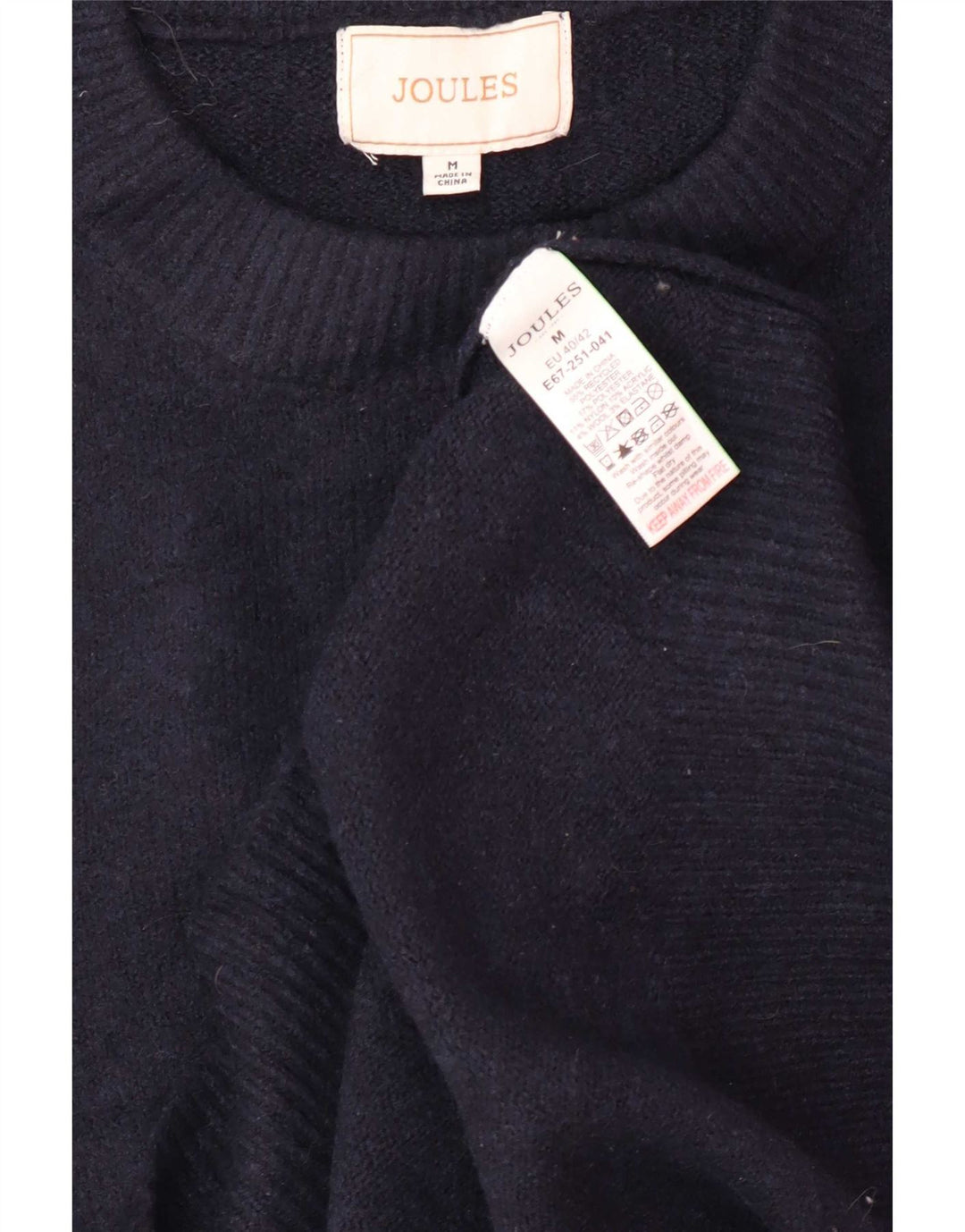 Joules Γυναικείο γιλέκο Crop Tank Top UK 14 Medium Navy Blue Polyester