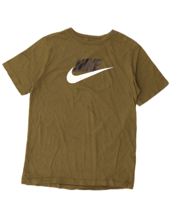 Μπλουζάκι Nike Boys Graphic T-shirt 13-14 ετών XL Χακί βαμβακερό