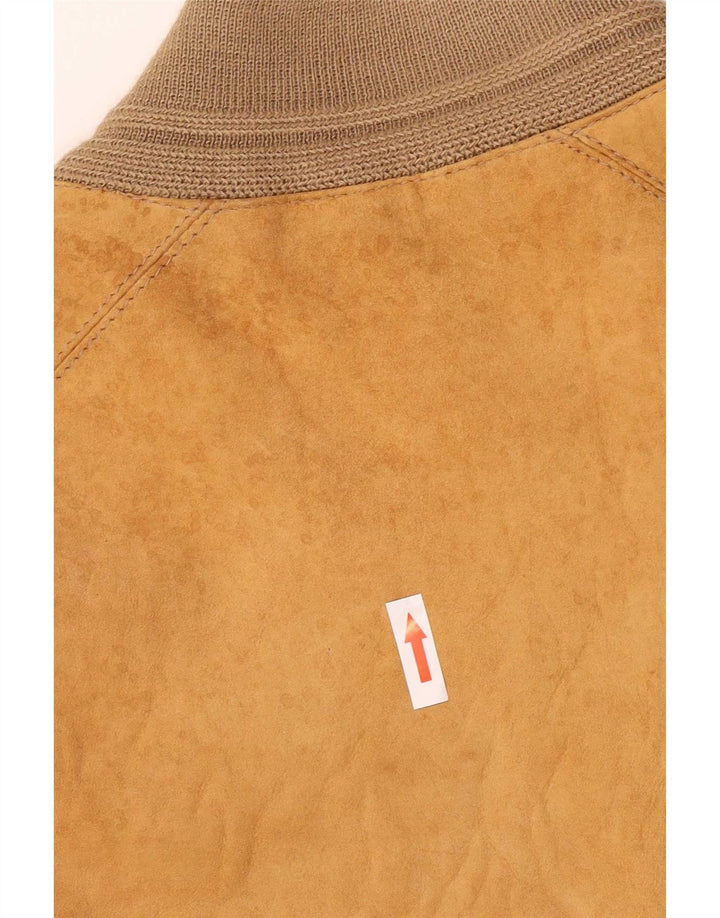 Jean Jacques Ανδρικό Suede Jacket EU 48 Δερμάτινο μεσαίο καφέ
