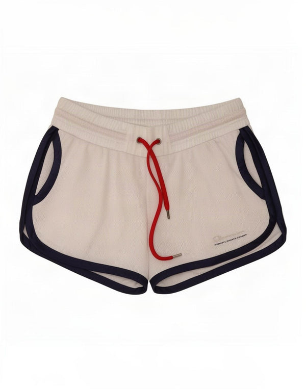 Champion γυναικείο αθλητικό σορτς UK 14 Large White Colourblock