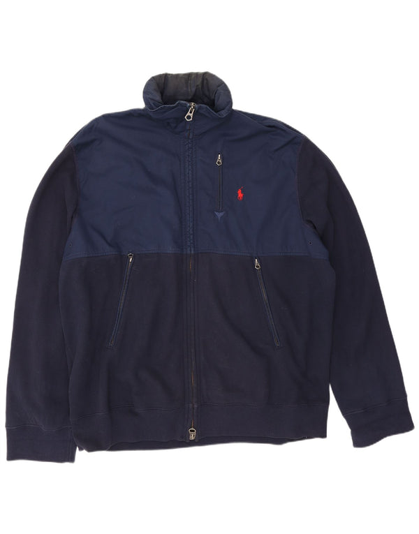 Ανδρική φόρμα Polo Ralph Lauren Top Jacket 2XL Navy Blue Colorblock