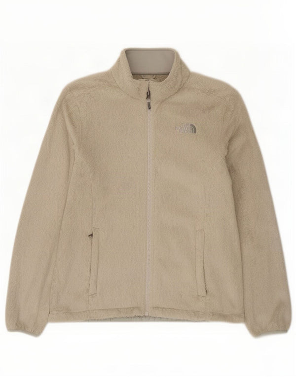 The North Face Γυναικείο Fleece Jacket UK 14 Medium Beige Polyester