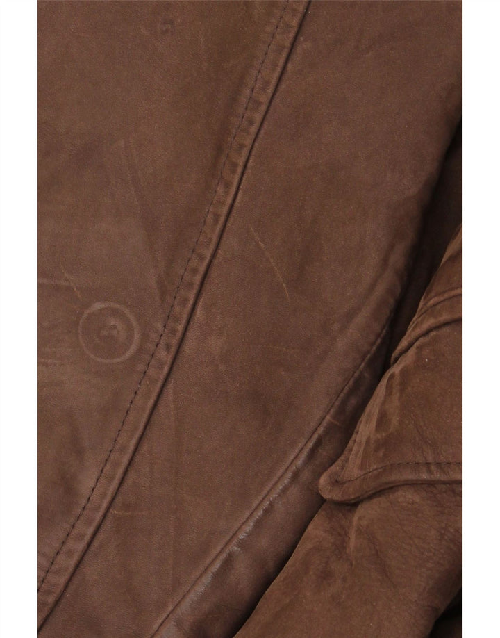 Vintage Ανδρικό Δερμάτινο Μπουφάν UK 42 XL Καφέ Δερμάτινο