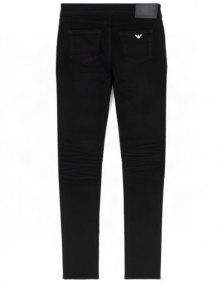 Armani Γυναικείο Skinny Jeans W26 L31 Μαύρο Πολυεστέρας