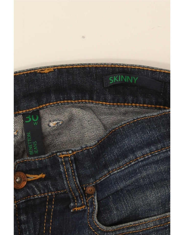 Ανδρικό Skinny Jeans Benetton W30 L32 Blue