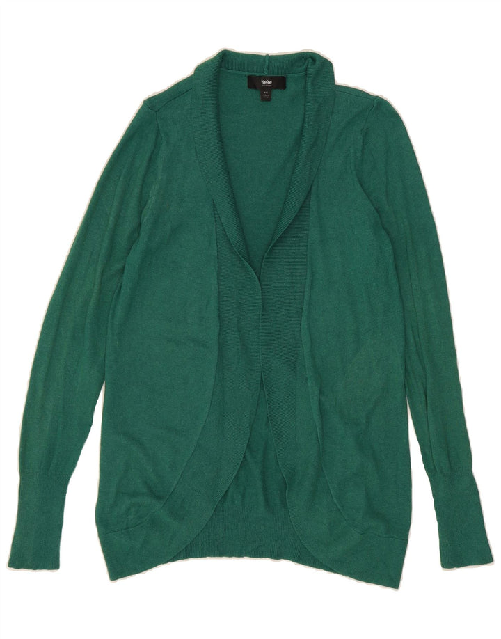 MOSSIMO Womens Open Cardigan Sweater UK 12 Medium Green Nylon Vintage Mossimo and Second-Hand Mossimo from Messina Hembry 