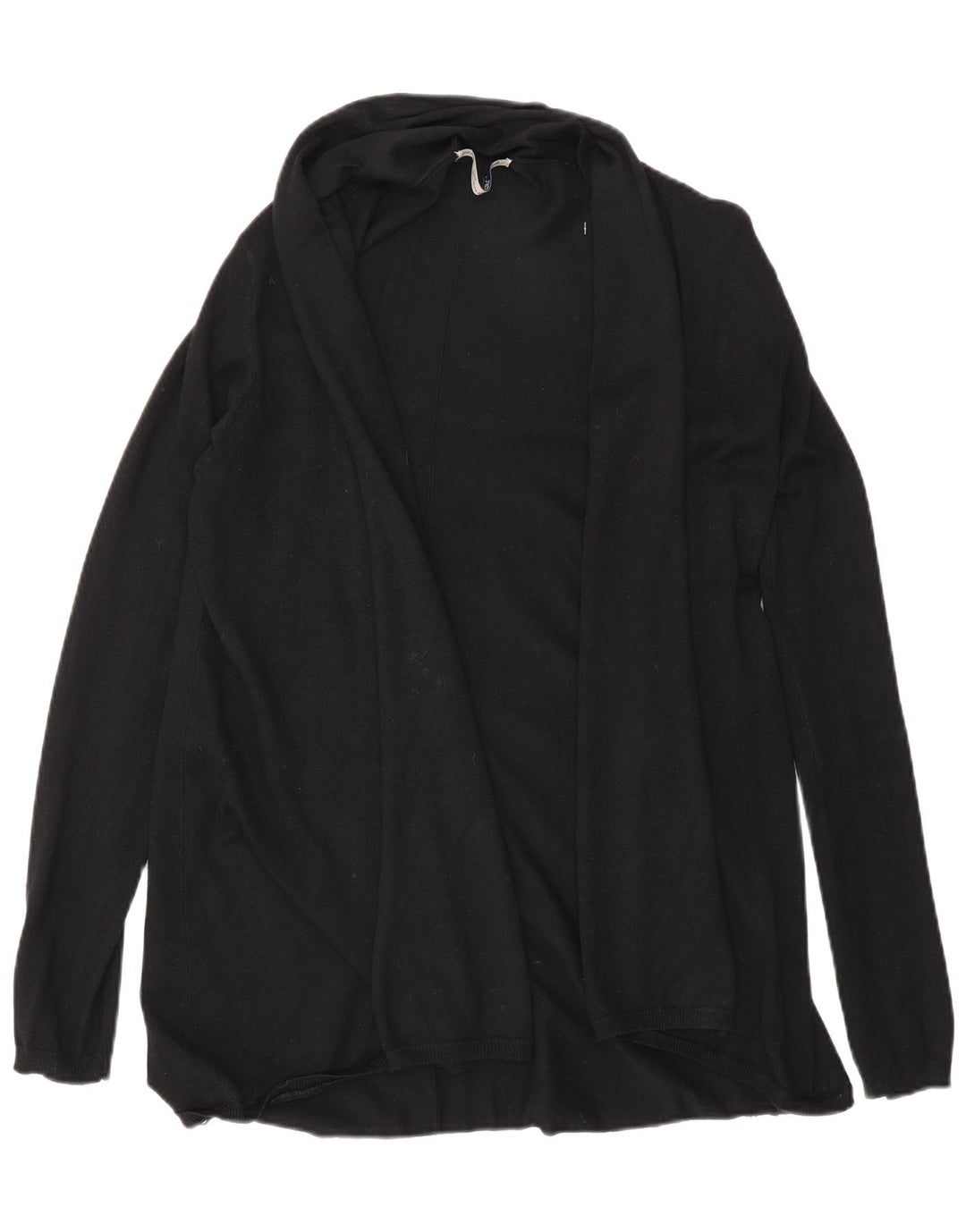 Zara Γυναικείο Ανοιχτό Ζακέτα UK 12 Medium Black