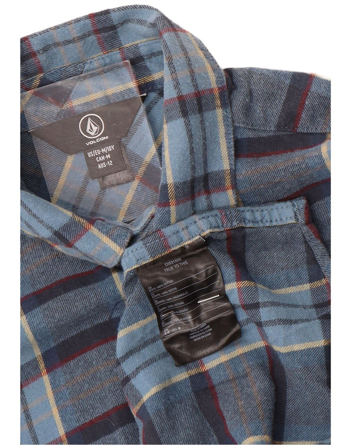 Πουκάμισο Volcom Boys Flannel 9-10 Years Blue Check Cotton