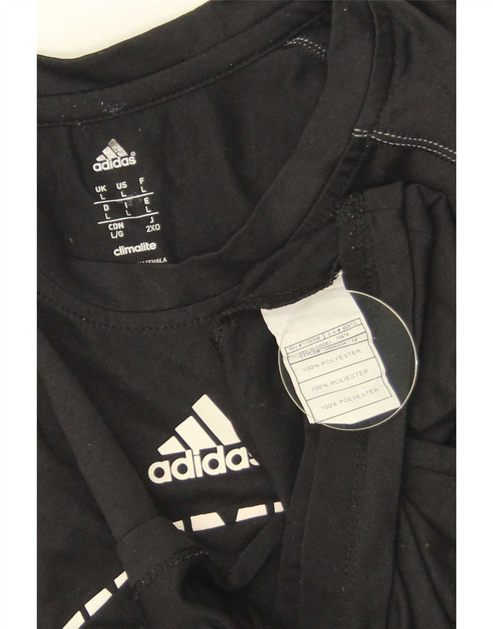 Γραφικό T-Shirt Adidas Ανδρικό UNC Pembroke Top μεγάλο μαύρο πολυεστέρα