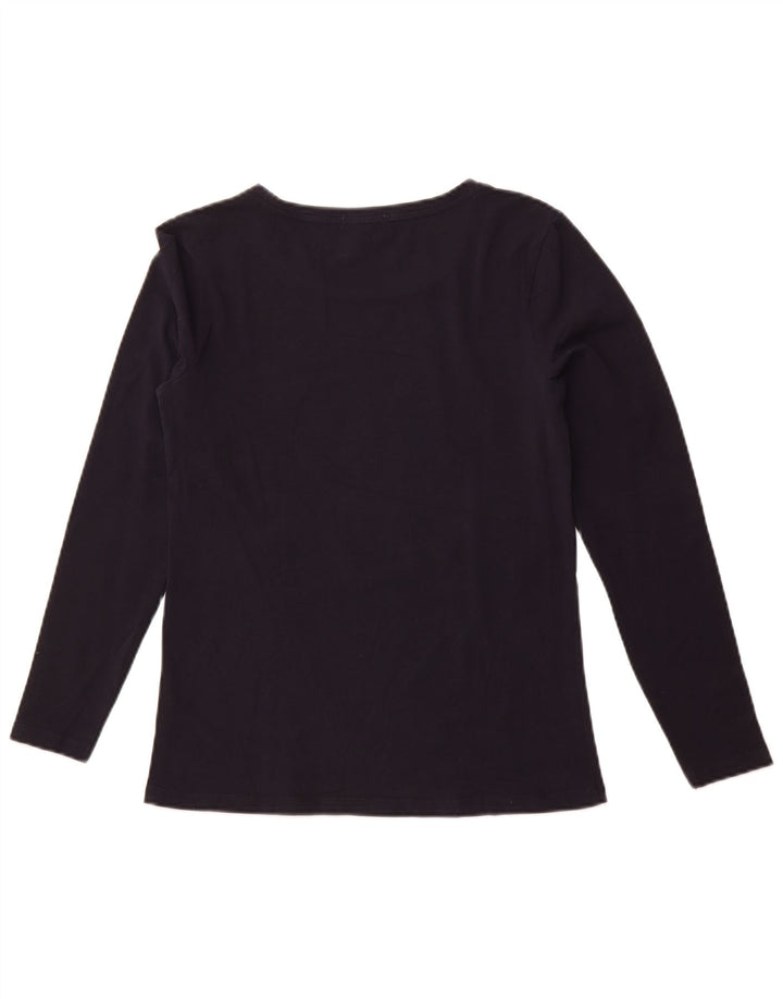 BARBOUR Γυναικείο τοπ μακρυμάνικο UK 10 Small Navy Blue Christmas