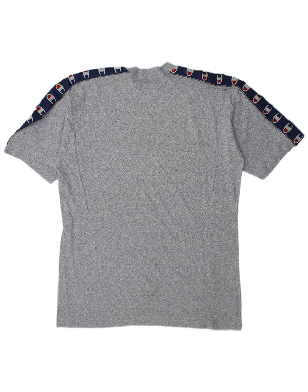 Ανδρικό γραφικό T-Shirt Champion Top XL Blue Flecked Cotton