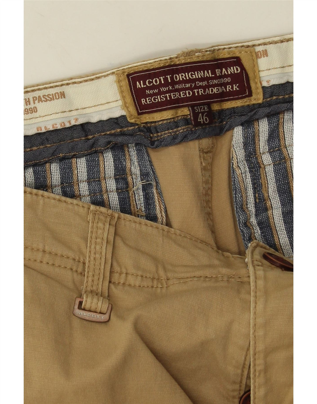 Ανδρικό σορτς Cargo Alcott IT 46 Small W34 Beige Βαμβακερό
