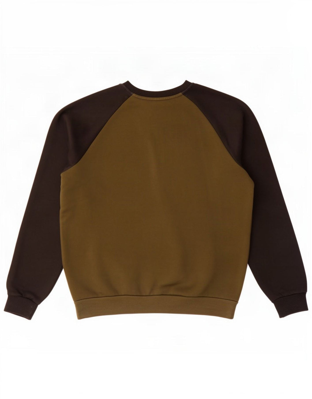 Ανδρικό γραφικό φούτερ Puma Jumper Medium Khaki Colourblock Βαμβακερό