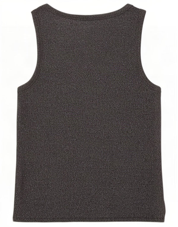 Marks & Spencer Γυναικείο φανελάκι UK 20 2XL, βαμβακερό μαύρο