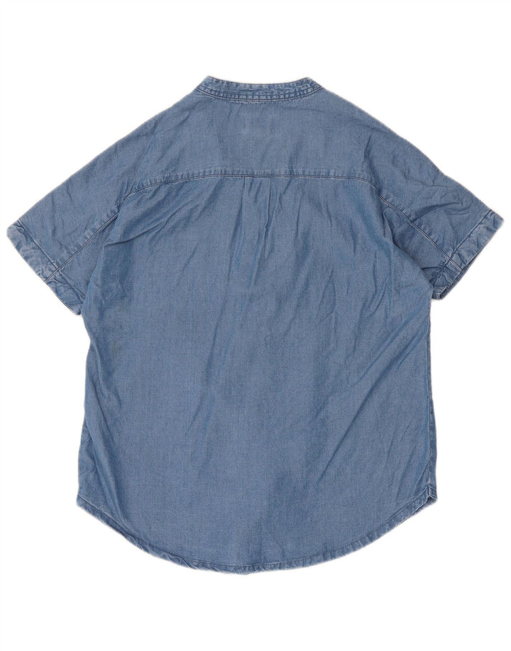 Mountain Warehouse Γυναικείο κοντομάνικο πουκάμισο Oversized UK 10 Small Blue