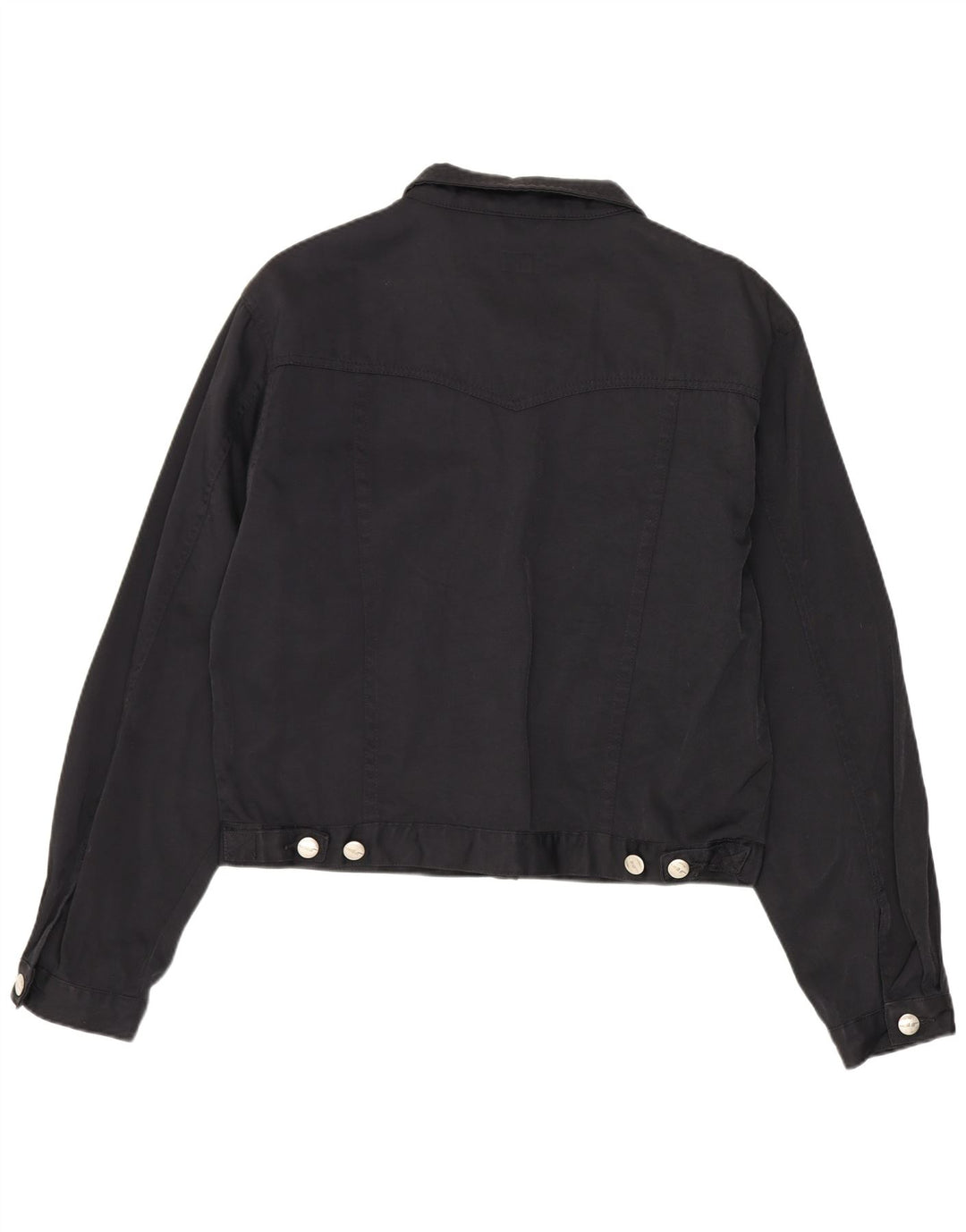 JP COLLECTION Γυναικείο Crop Bomber Jacket EU 40 Medium Black Nylon