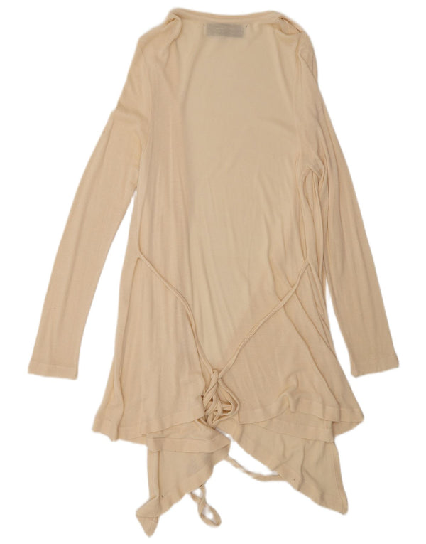 Zara Γυναικεία Ζακέτα Longline UK 12 Medium Beige