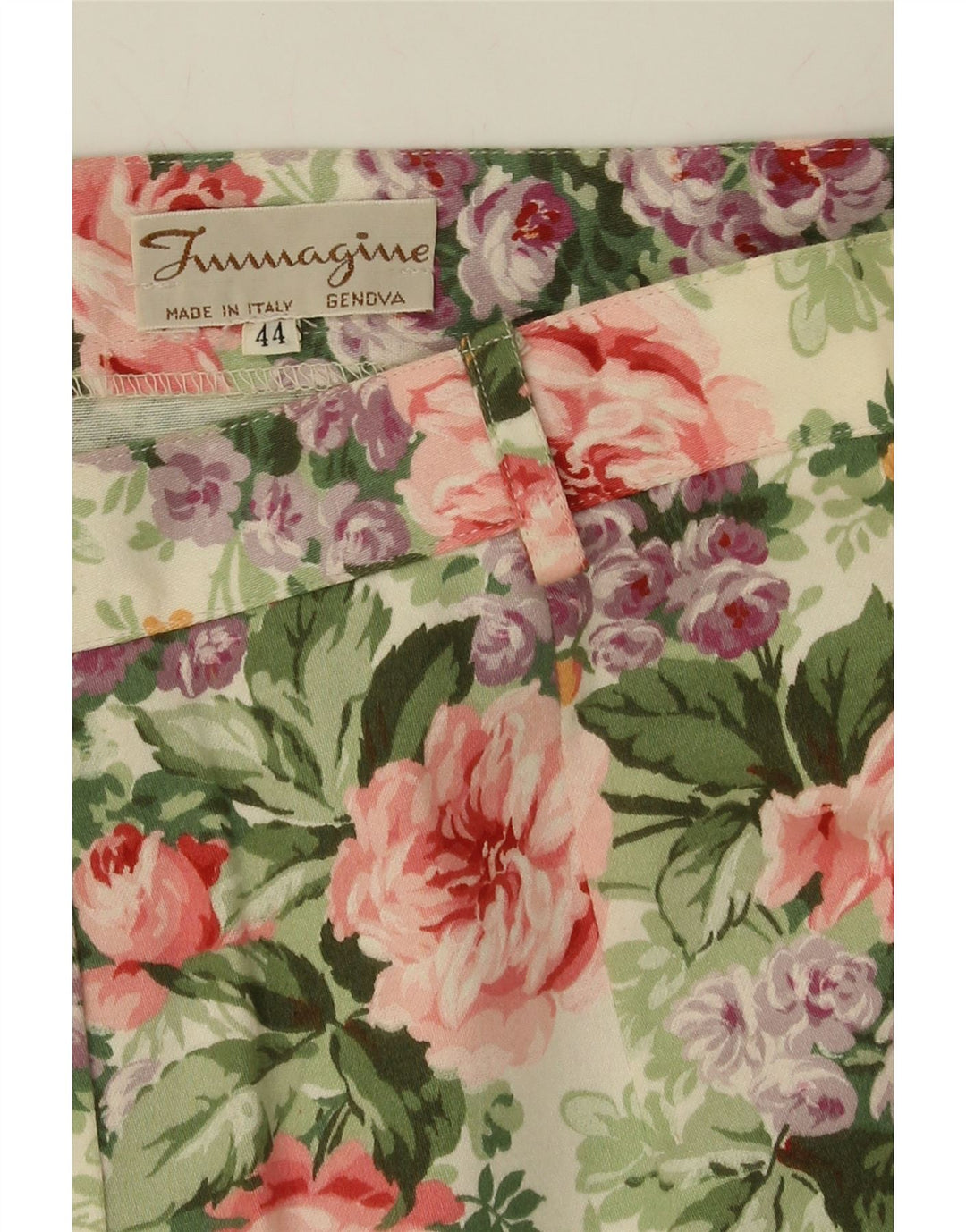 VINTAGE Womens Pencil Skirt IT 44 Medium W26  Multicoloured Floral Vintage Vintage and Second-Hand Vintage from Messina Hembry 