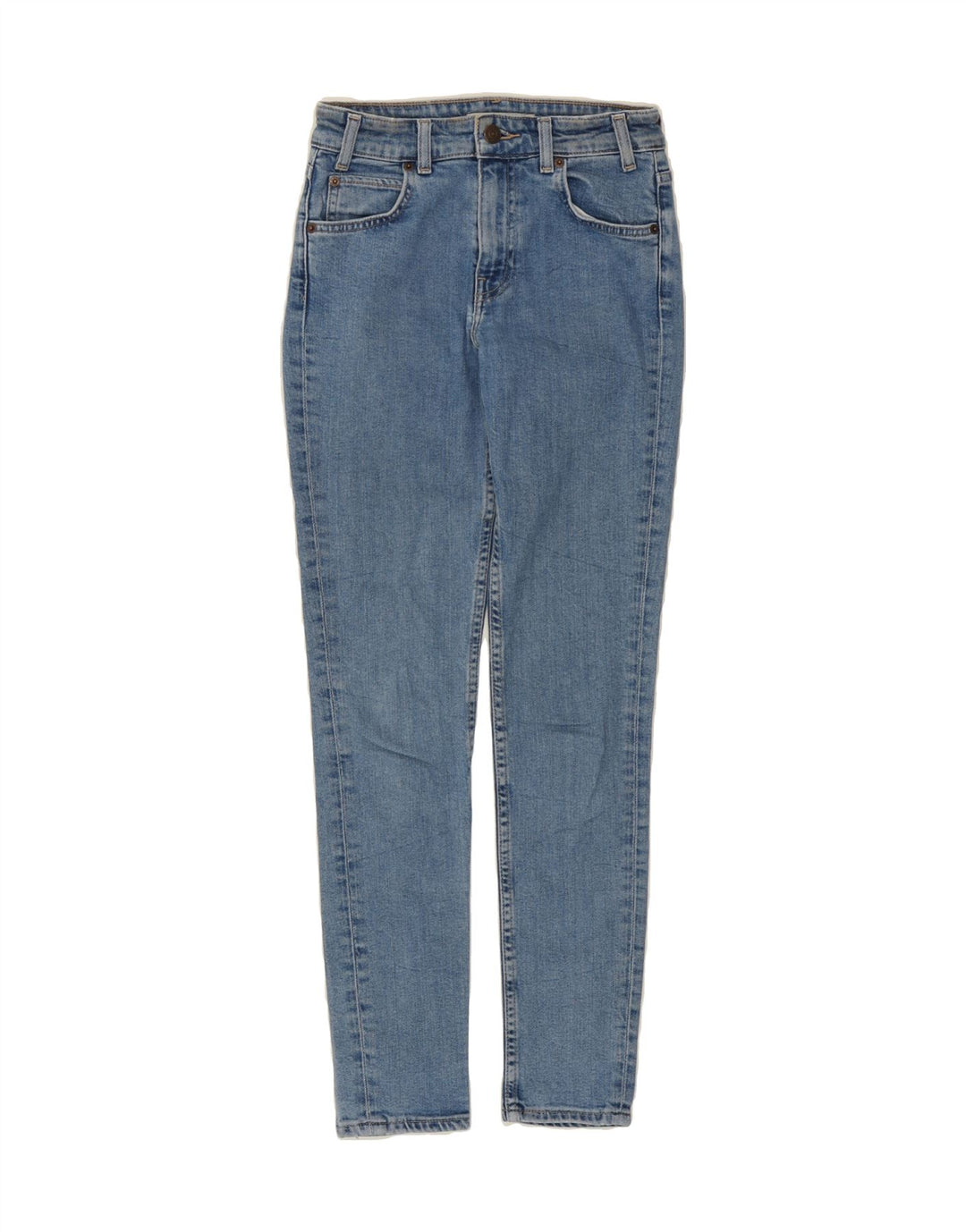 LEVI'S Womens Slim Jeans W24 L30 Blue Cotton Vintage Levi's and Second-Hand Levi's from Messina Hembry 