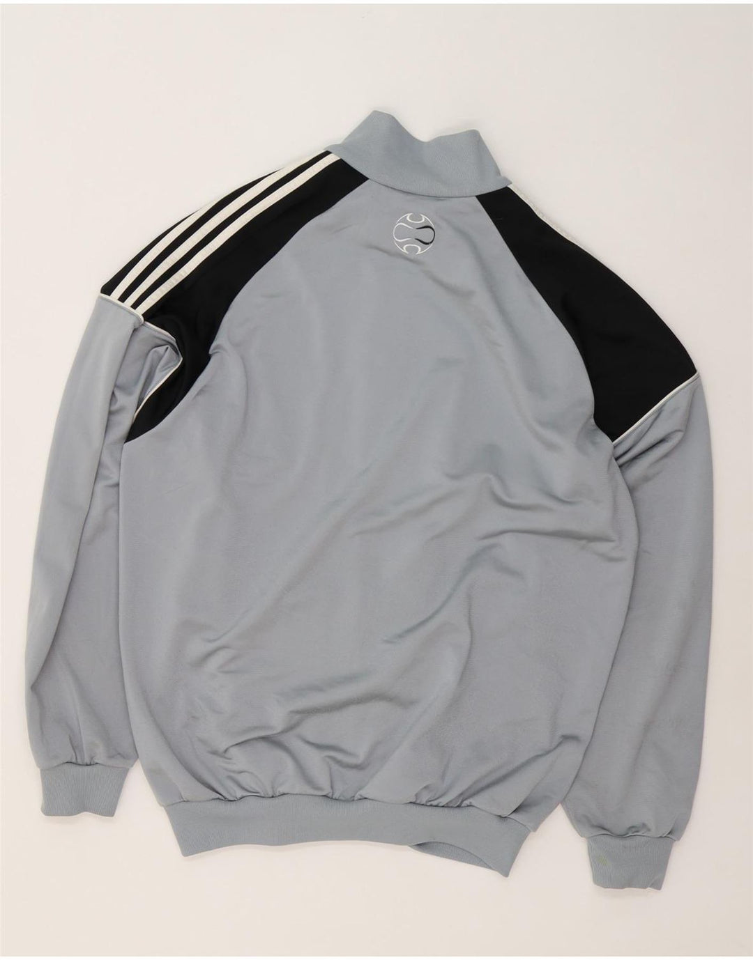 Ανδρική φόρμα Adidas Top Jacket IT 44/46 Large Grey Colourblock Polyester