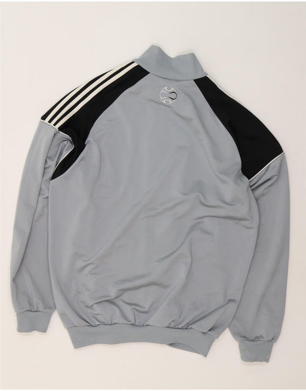 Ανδρική φόρμα Adidas Top Jacket IT 44/46 Large Grey Colourblock Polyester