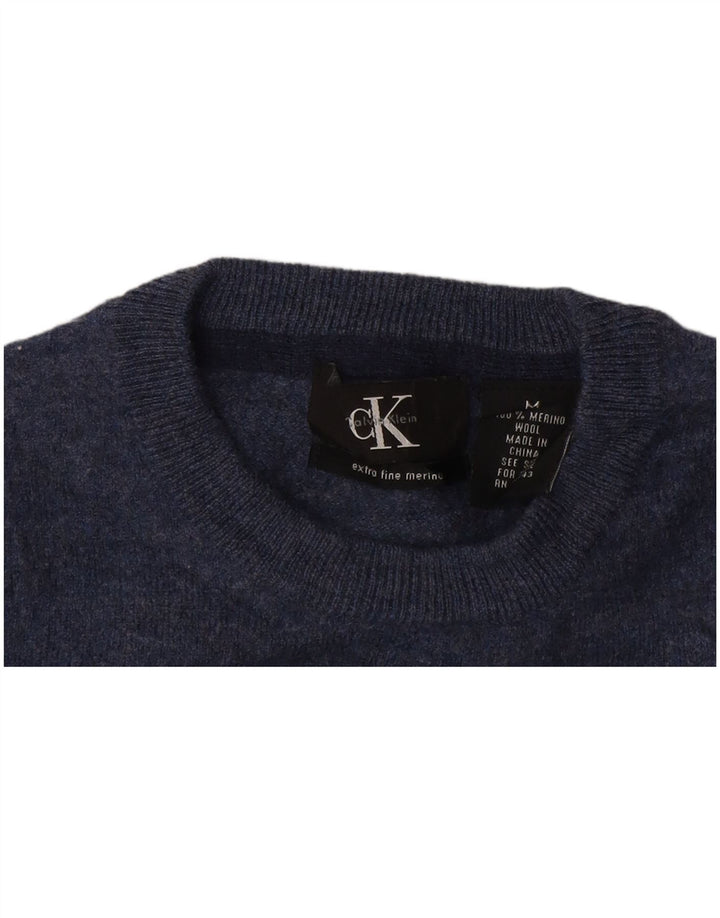 Γυναικείο πουλόβερ Calvin Klein Crew Neck Jumper UK 12 Medium Navy Blue