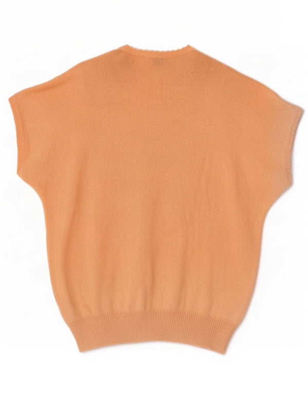 Vintage γυναικείο πουλόβερ υπερμεγέθη Crew Neck Jumper IT 40/42 Medium Orange