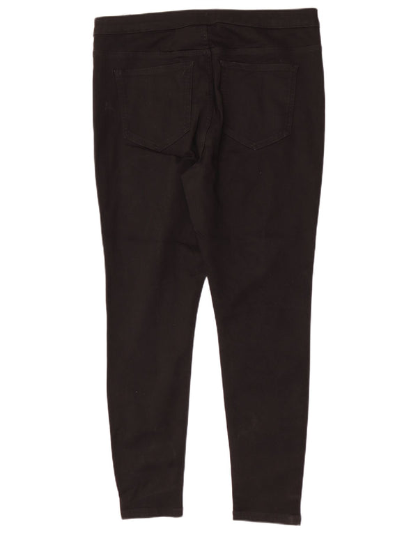 Marks & Spencer Γυναικείο Ψηλόμεσο Παντελόνι UK 18 XL W34 L28 Μαύρο