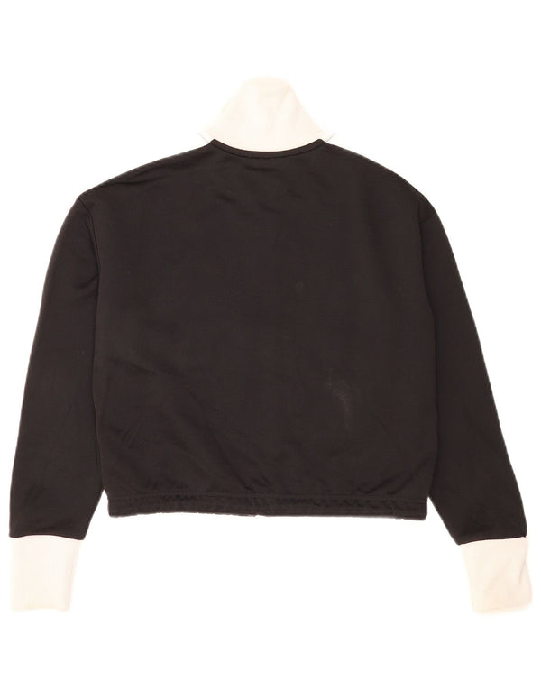 Puma Γυναικεία φόρμα Crop Top Jacket UK 6 XS Black Colourblock Polyester