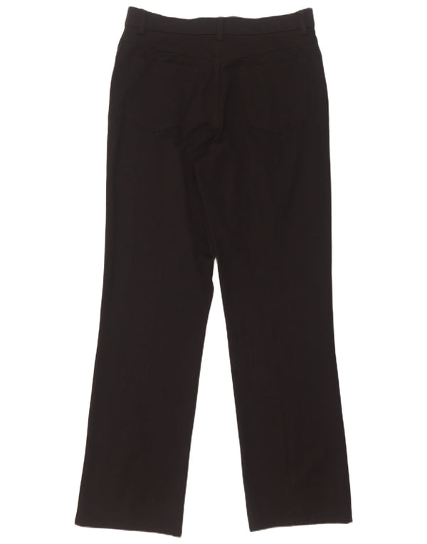 Marks & Spencer Γυναικείο ίσιο casual παντελόνι UK 14 Medium W30 L32 μαύρο