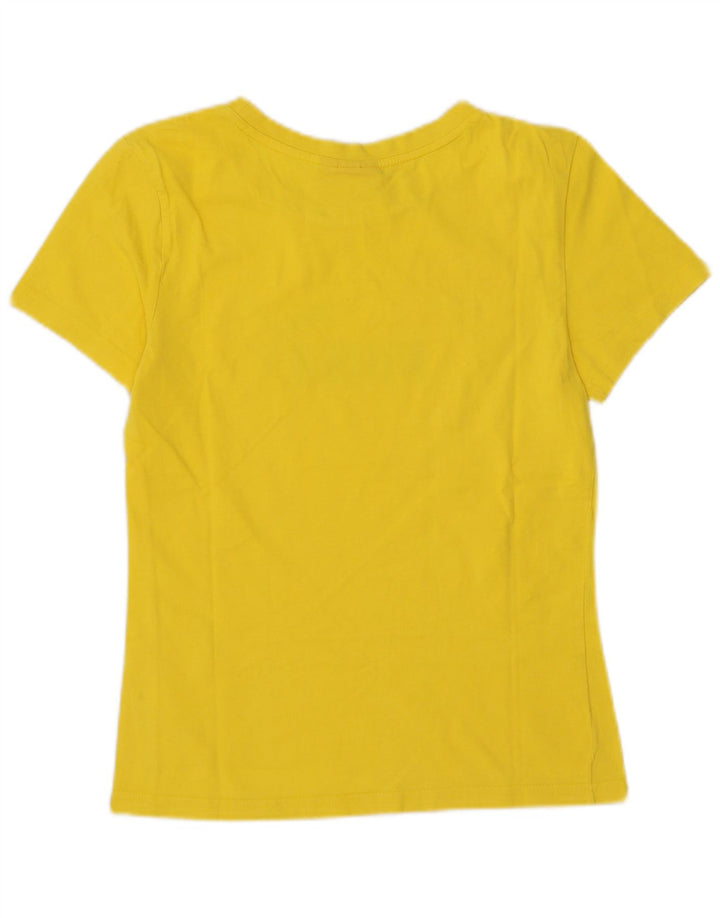 Γυναικείο γραφικό μπλουζάκι Puma Top UK 14 Medium Yellow