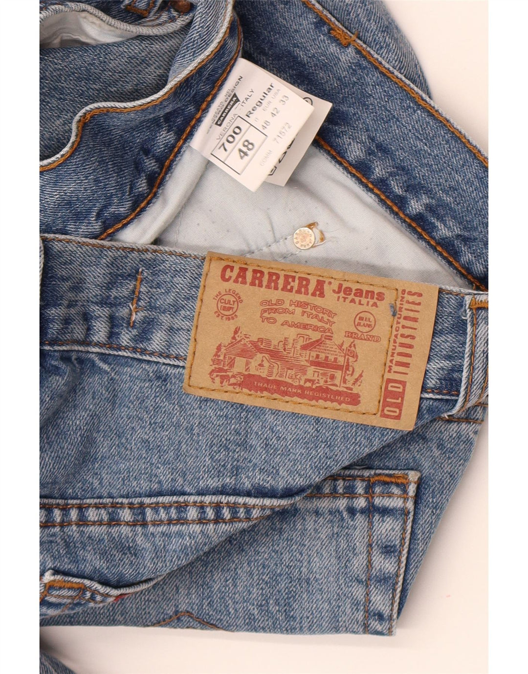 Carrera Ανδρικό 700 Slim Jeans IT 48 Medium W32 L34 Μπλε βαμβακερό