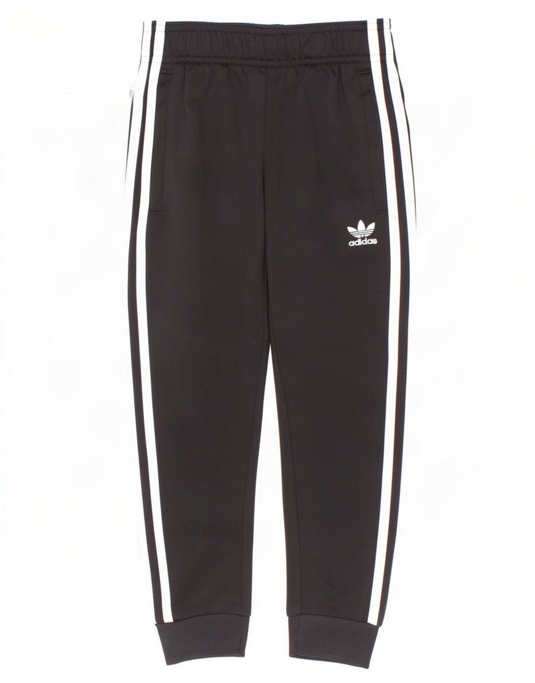 Adidas Boys Tracksuit Trousers Joggers 5-6 Years Black Polyester