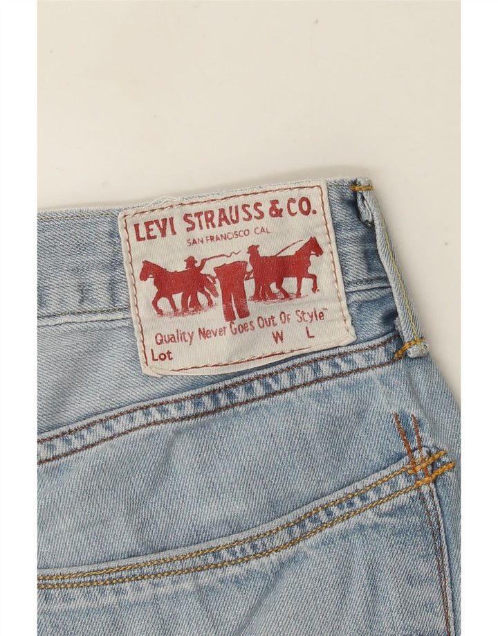 Ανδρικό τζιν σορτς Levi's 504 W32 μεσαίο μπλε βαμβακερό