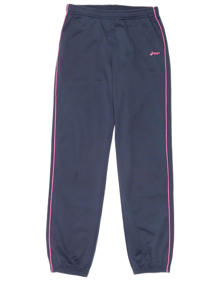 Asics Γυναικεία αθλητική φόρμα παντελόνι Joggers UK 12 Medium Navy Blue Polyester